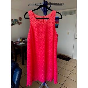 Lilly Pulitzer Marquette dress in DragonFruit Pink